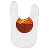 sunset circle Baby Bibs