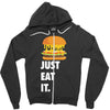 just eat it burger lover Zipper Hoodie