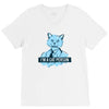 cat person V-Neck Tee