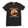 brooms are for amateurs 2 Ladies Fitted T-Shirt
