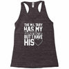 military has my soldier i have his heart Racerback Tank