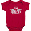 i have two titles aunt and godmother Baby Bodysuit