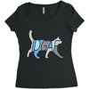 idgaf Women's Triblend Scoop T-shirt