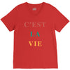 Cest La Vie V-Neck Tee