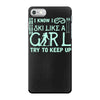 i ski like a girl iPhone 7 Case