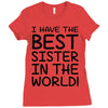 sister joke Ladies Fitted T-Shirt