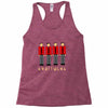 pixelated kraftwerk turquoise kids Racerback Tank