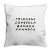 princess consuela banana hammock Throw Pillow