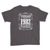 vintage made in 1982 perfectly aged a living legend Youth Tee