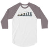 evolution of espionage 3/4 Sleeve Shirt
