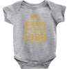 queens are born in 1986 Baby Bodysuit