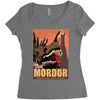 visit mordor Women's Triblend Scoop T-shirt