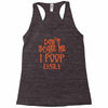 don't scare me i poop easily Racerback Tank
