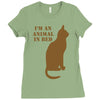 im an animal in bed Ladies Fitted T-Shirt