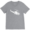 design uh 1h helicopter hubschrauber us army irak krieg war vietnam V-Neck Tee