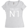 trust no Women's Triblend Scoop T-shirt