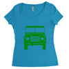 defender land rover Women's Triblend Scoop T-shirt