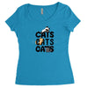 cats cats cats Women's Triblend Scoop T-shirt