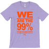 we are the 99% t shirt occupy wall street anti corporate greed black T-Shirt