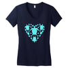 sea turtle sea life Women's V-Neck T-Shirt