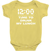 time to drink my lunch Baby Onesie