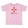 resident evil logo umbrella corporation zombie videogames Toddler T-shirt