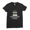 premium vintage 1950 classic perfectly aged limited edition Ladies Fitted T-Shirt