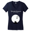 david gilmour on island Women's V-Neck T-Shirt
