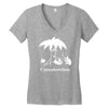cannabowlism Women's V-Neck T-Shirt