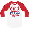 god bless america 3/4 Sleeve Shirt