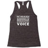 don't make me use my dietitian voice Racerback Tank