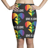 Love is Love Heart Pencil Skirts