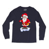 father christmas ringing xmas bells santa Long Sleeve Shirts