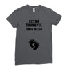 Extra Thankful This Year Ladies Fitted T-Shirt