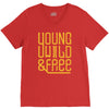young wild and free V-Neck Tee
