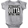 straight outta retail row Baby Bodysuit