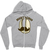 mustachio Zipper Hoodie