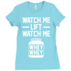 watch me lift watch me Ladies Fitted T-Shirt