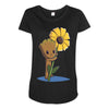green thumb Maternity Scoop Neck T-shirt