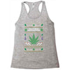 smoke weed ugly sweater Racerback Tank