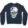 the great wave off skull Crewneck Sweatshirt