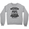 Super Cool Pops Of A Freaking Awesome Grandson Crewneck Sweatshirt