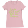 i would go fuck myself but i have standards Ladies Fitted T-Shirt