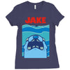 ooomity isle Ladies Fitted T-Shirt