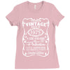 vintage made in 1975 Ladies Fitted T-Shirt