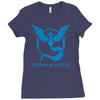 weisheit blau Ladies Fitted T-Shirt