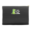 sad t rex Accessory Pouches