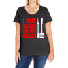 got skills on the grills apron Ladies Curvy T-Shirt
