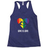 Love is Love Heart Racerback Tank