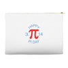 happy pi day Accessory Pouches